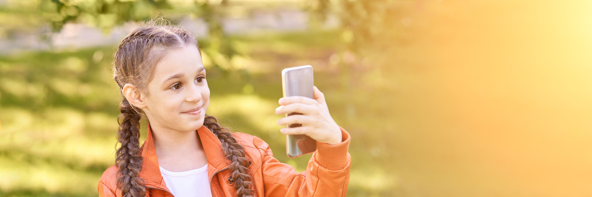 Girl Taking a Selfie     